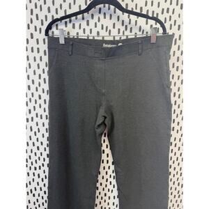 Betabrand Black Yoga Dress Pants wide leg Size extra large